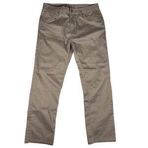 prAna Stretch Zion Slim Fit Pants Men 36x32 Brown Hiking Outdoor Travel Gorpcore